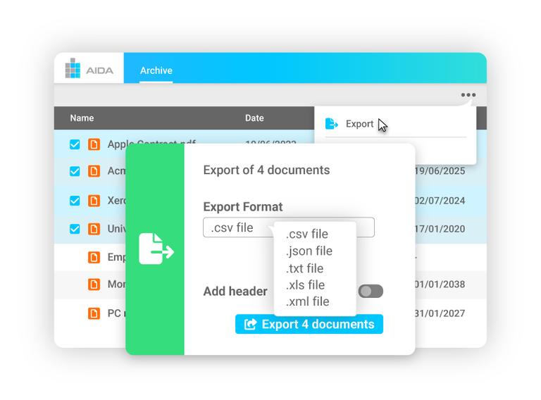 Platform - Archive - Document Management - AIDA