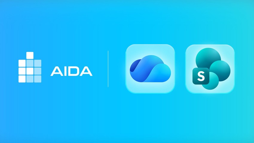 Les intégrations de Microsoft SharePoint et OneDrive avec AIDA