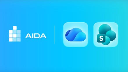 Microsoft SharePoint und OneDrive Integrationen mit AIDA