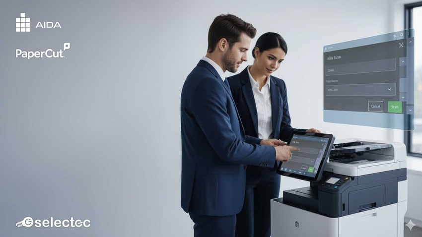 AIDA et Selectec apportent l'intelligence documentaire avancée à PaperCut